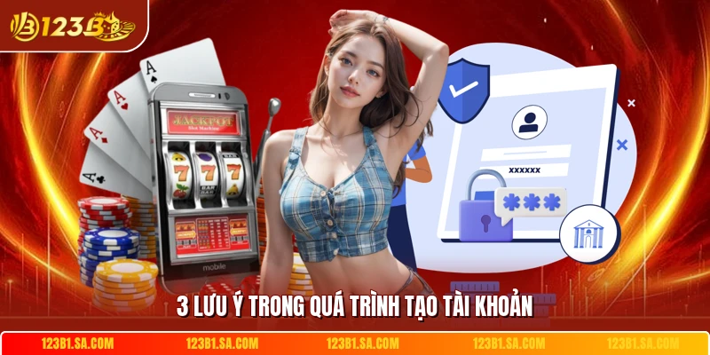 3 lưu ý trong quá trình tạo tài khoản
