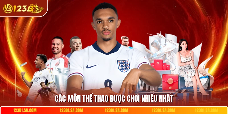 Các môn thể thao được chơi nhiều nhất