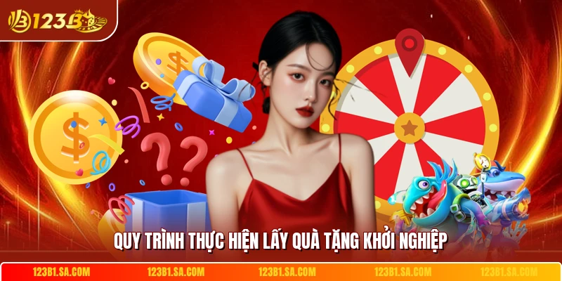 Quy trình thực hiện lấy quà tặng khởi nghiệp